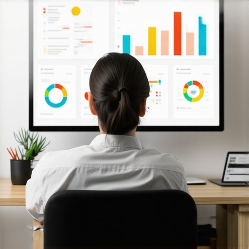 Person reviewing local SEO analytics on a laptop, illustrating advanced strategies.