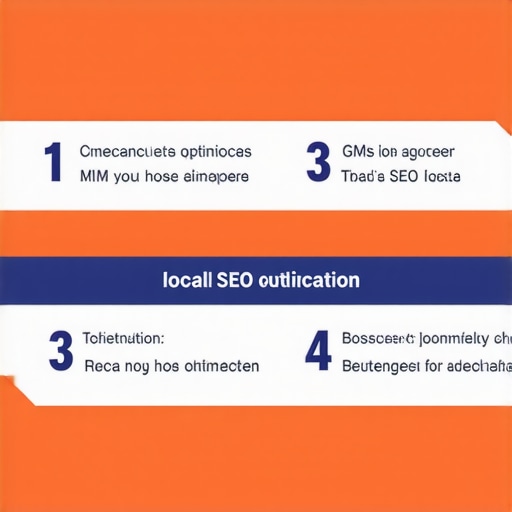 Infographic illustrating GMB profile optimization, local SEO tactics, and boosting strategies for local map pack rankings.