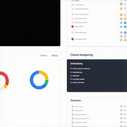 Screenshot displaying Google My Business analytics, citation tools, and review management dashboard for local SEO