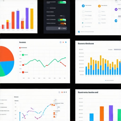 Screens showing analytics dashboards for GMB insights and citation management software