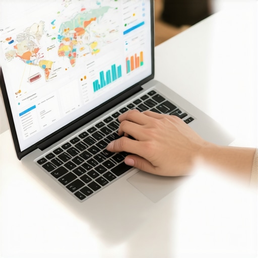 Person using local SEO tools to manage Google My Business profiles