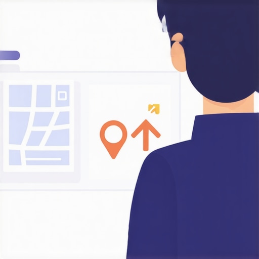 Local business owner reviewing map pack rankings on digital device.