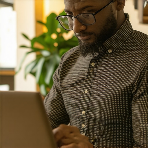 Business owner reviewing local SEO metrics on laptop for map pack visibility