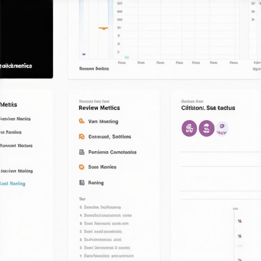 Screenshot of local SEO tools dashboard with metrics on reviews, citations, and rankings.